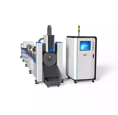 Máy cắt laser sợi quang 6016T 6000w Máy ​​cắt ống kim loại bằng laser Cho ăn tự động