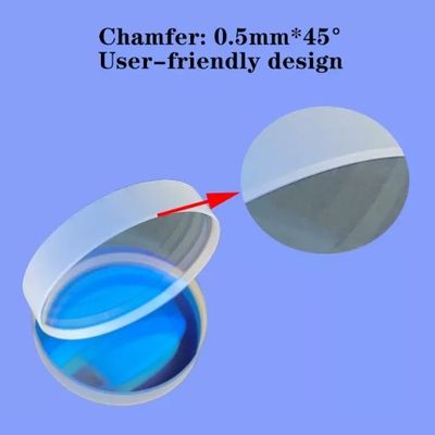 Cửa sổ ống kính bảo vệ bằng sợi quang 1064nm Thk 9mm Dia 55mm